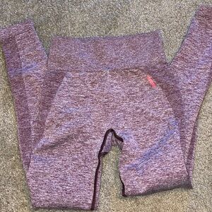 GYMSHARK • Heathered Purple Flex Workout Legging Size S